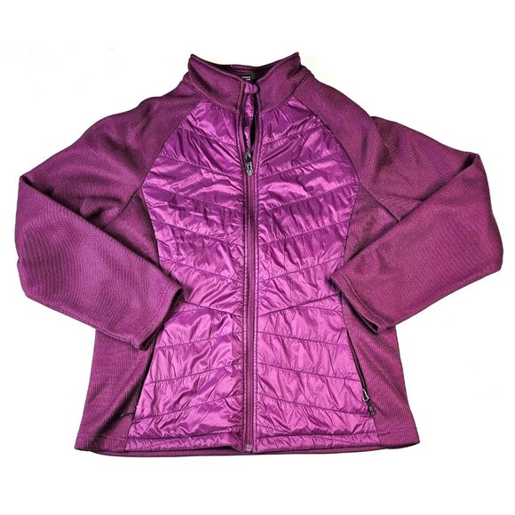 Spyder Womens XL Raspberry Quilted Full-Zip Jacket - Picture 1 of 9